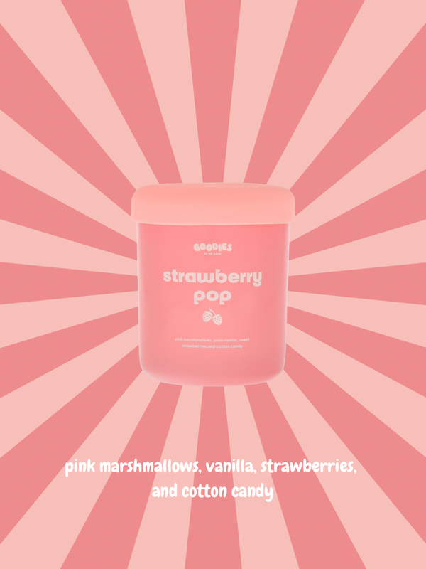 Strawberry Pop Candle Single Wick