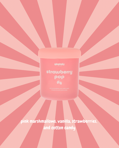 Strawberry Pop Candle Single Wick