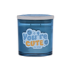 Blue Goodies, you're cute candle with winky eye design