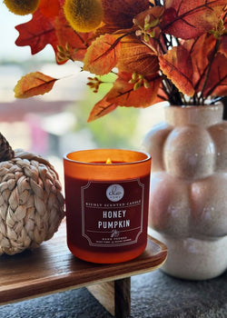 Honey Pumpkin | Rose Gold Candle Double Wick