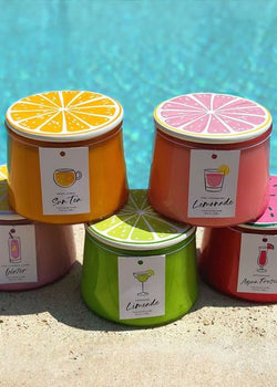 Pink Strawberry Lemonade Candle Double Wick
