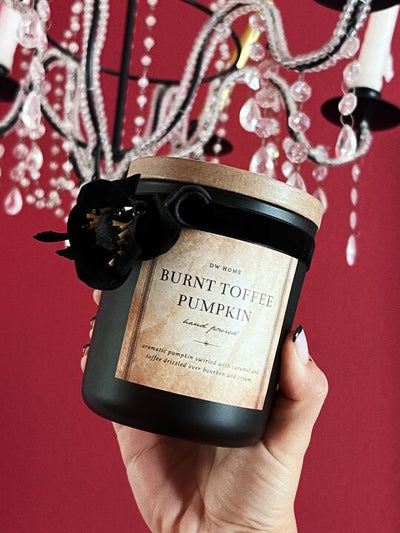 Burnt Toffee Pumpkin Candle Single Wick