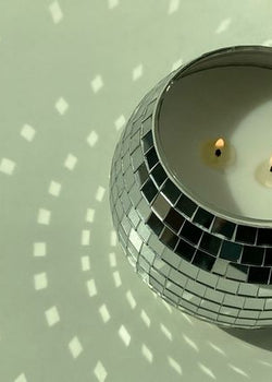 Electric Slide Disco Ball Double Wick Candle