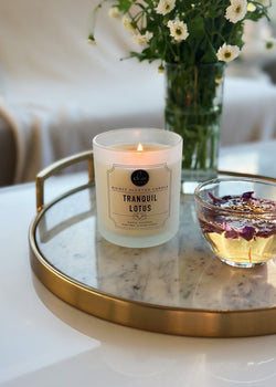 Tranquil Lotus Candle Single Wick
