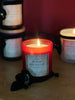 Blood Red Velvet candle single wick