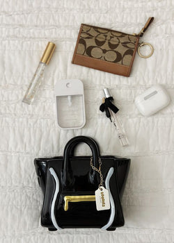 Studio Rose Ceramic Hand Bag Candle Double Wick