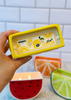 Fresh Lemon Ceramic Candle Double Wick