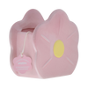 Goodies, pink, ceramic flower candle