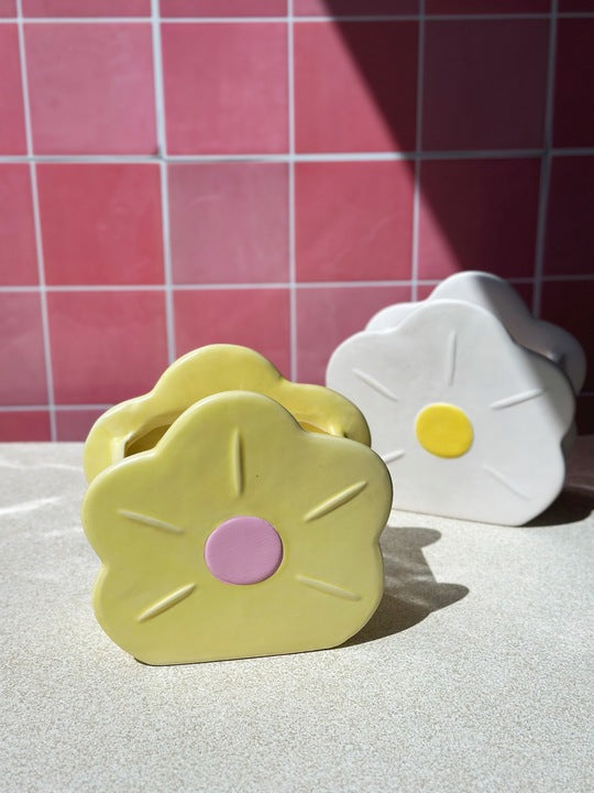 Sweet Honeysuckle Ceramic Candle Double Wick