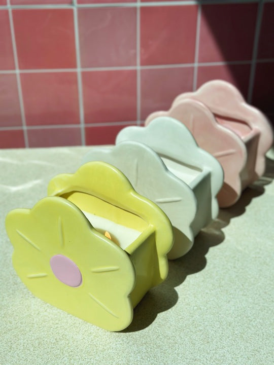 Strawberry Lemonade Ceramic Candle Double Wick