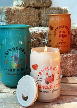 Pumpkin Spiced Pop Candle Single WIck