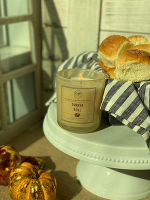 Dinner Roll Candle Single Wick
