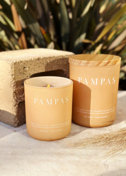 Pampas Candle Single & Double Wick