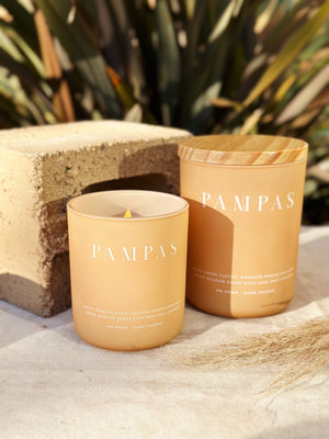 Pampas Candle Single & Double Wick