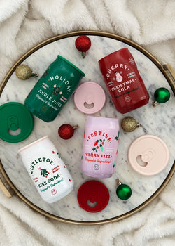 Festive Berry Fizz Candle Single Wick