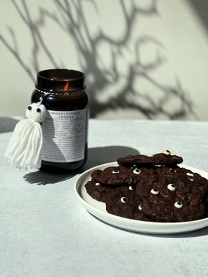 Spooky Eyeball Cookies Candle Single Wick