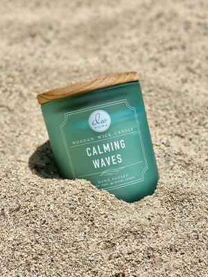 Calming Waves Candle Wooden Wick