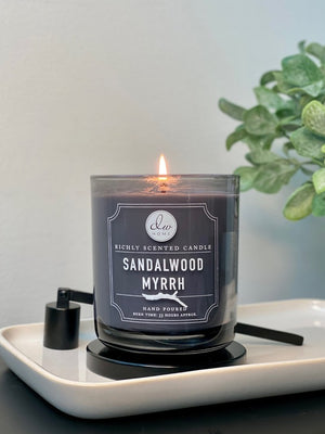 Sandalwood Myrrh Candle Single Wick