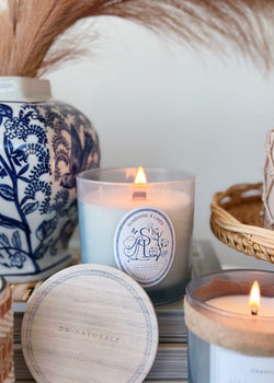 Sunshine & Linen Candle Wooden Wick