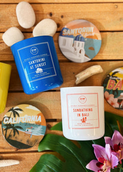 Sunbathing In Bali Candle Single Wick