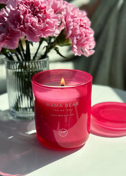 MAMA BEAR Candle Single Wick