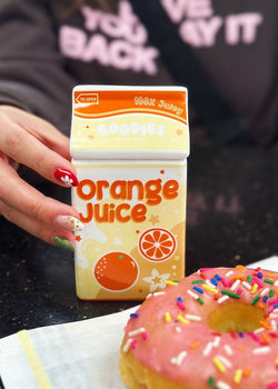 Orange Juice Ceramic Candle Single Wick