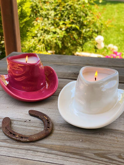 Howdy Y'all Ceramic Candle Single Wick