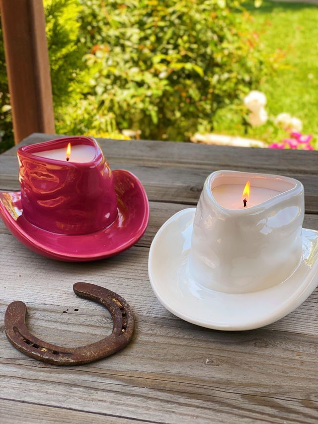 Howdy Y'all Ceramic Candle Single Wick