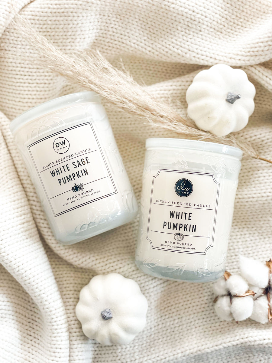 White Sage Pumpkin Candle Double Wick