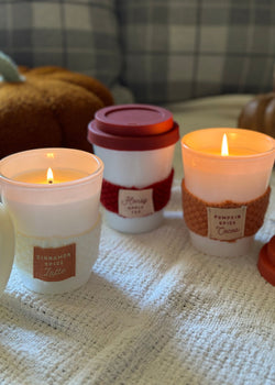 Cinnamon Spice Latte Candle Single Wick