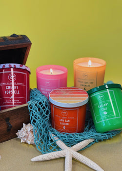 Sun Tan Lotion Candle Single Wick