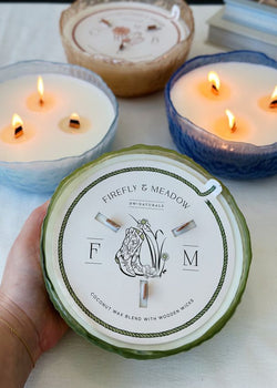 Firefly & Meadow Candle Triple Wooden Wick 