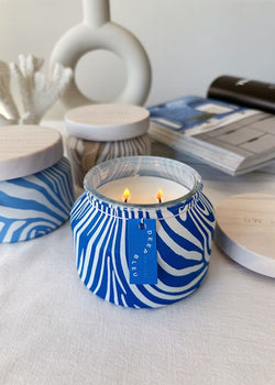 Deep Bleu Candle Double Wick
