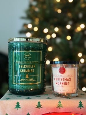 Evergreen Shimmer Candle Double Wick