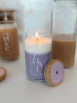 Lavender Chai Latte Candle Single Wick