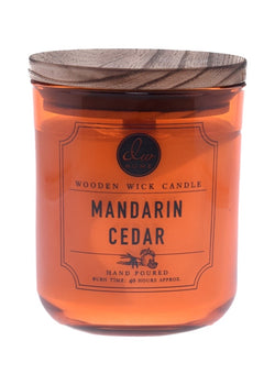 Mandarin Cedar | WOODEN WICK CANDLE
