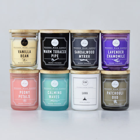 Wooden Wick Candles Bundle | Signature Minis